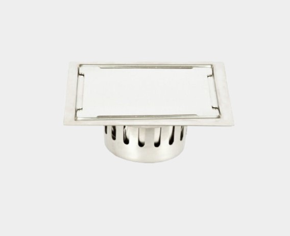 PR-122 Double Bowl Cockroach Trap Stainless Steel Floor Drain Pest Control Kitchen Bathroom Hotel Restaurant Industrial Anti-Rust Waterproof Easy Install Durable Dual Chamber Sewer Block Odor Proof Welded Frame Pest Resistant Tough